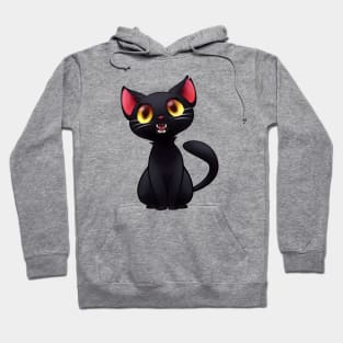 Black cat Hoodie